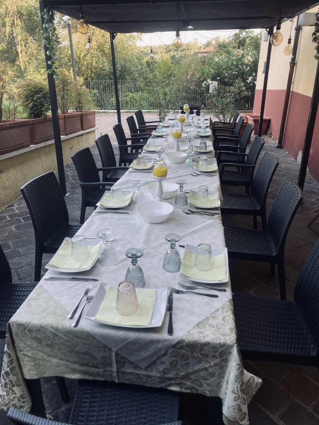 La terrazza del ristorante La Spia d'Italia